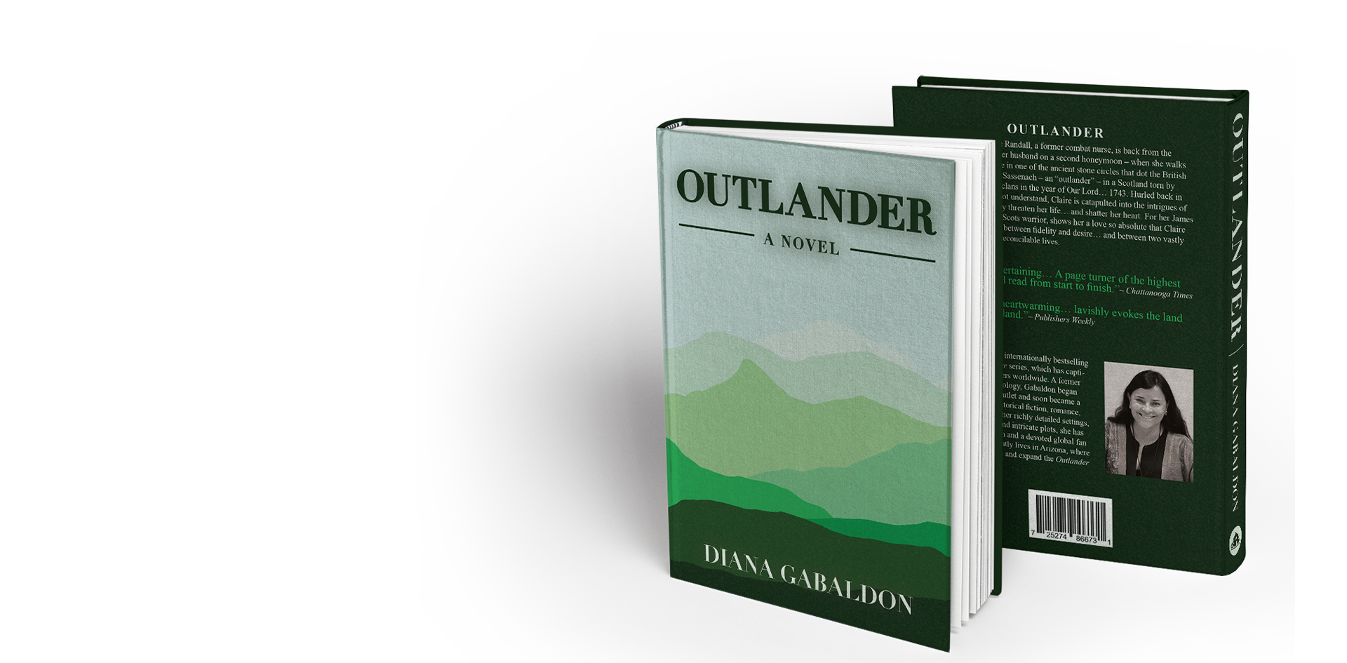 Outlander Book Cover Mockup